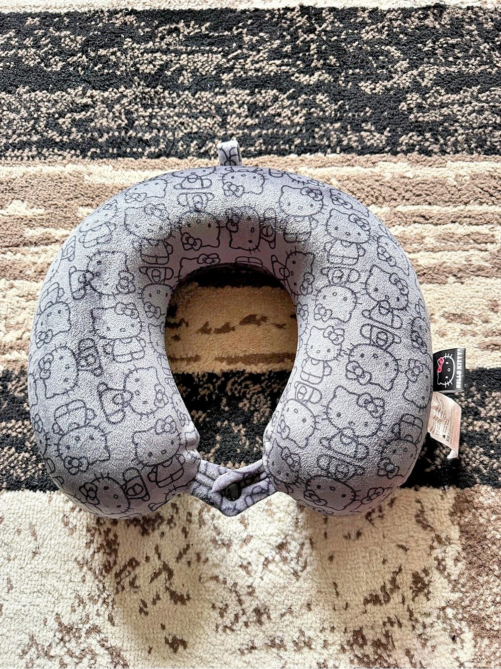 Hello Kitty sanrio memory foam Travel Neck Pillow Gray Travel Pillow